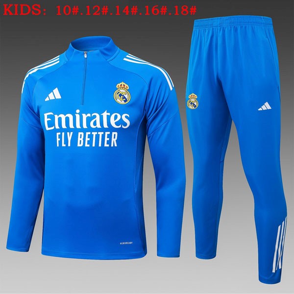 Ninos Sudadera De Training Real Madrid 2025/26 Azul 6